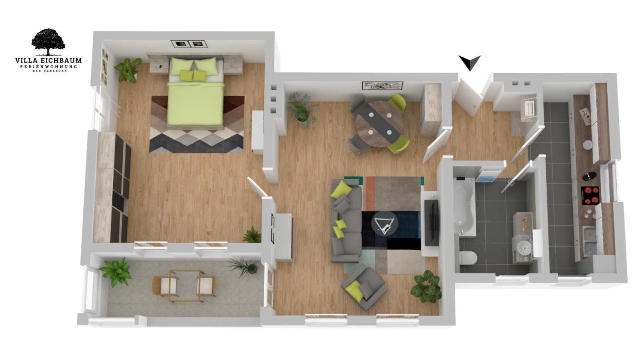 Ferienwohnung: Villa Eichbaum Bad Harzburg Exteriör bild