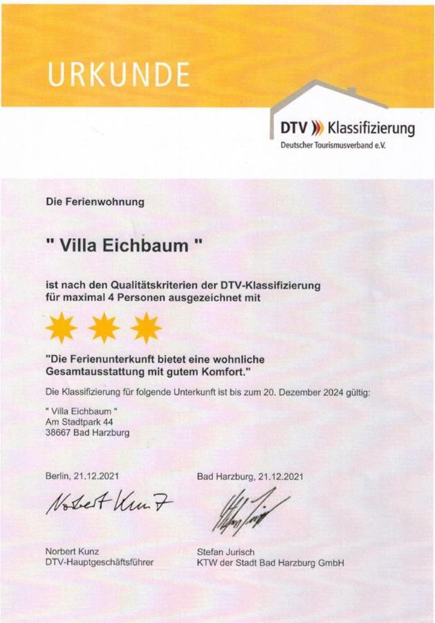 Ferienwohnung: Villa Eichbaum Bad Harzburg Exteriör bild